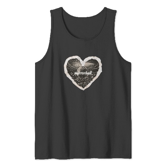 Discover Mirrorball Heart Taylor Tank Tops