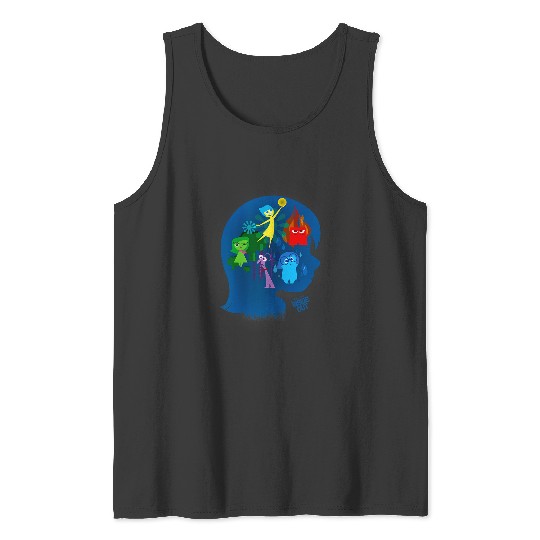 Disneyss Pixars Inside Out Emotions Inside Of Riley Head Tank Tops