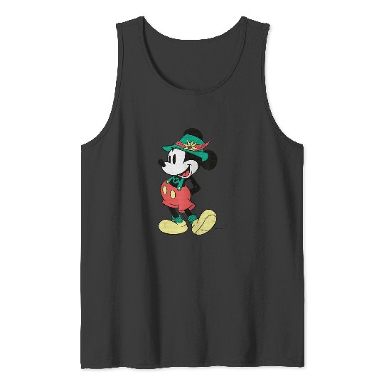 Discover Comic Cartoon Mouse And Friends Mouse Lederhosen Portrait  : Mickey Disney Christmas, Disney Christmas Tank Tops