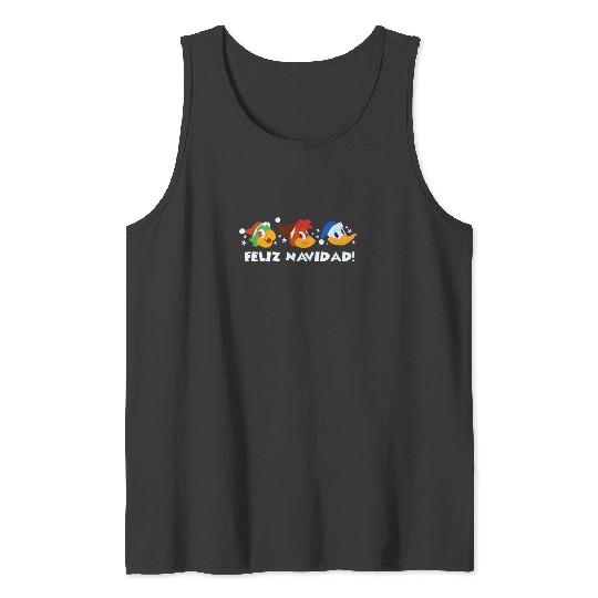 Feliz Navidad - Three Caballeros  : Mickey Disney Christmas, Disney Christmas Tank Tops