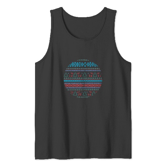 Christmas Pattern  Green Background Sticker, Stitch Eras Tour , Stitch Shirt, Disney Land Lilo and Stitch Tank Tops