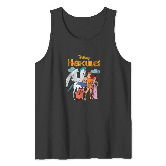 Disney Hercules Classic Hero Group Shot Poster Tank Tops