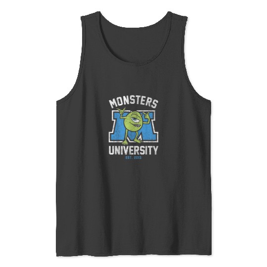 Disney Pixar Monsters University Mike Collegiate Tank Tops