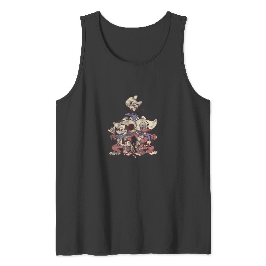 Discover Disney Mickey And Friends  Cowboy Western Group Tank Tops