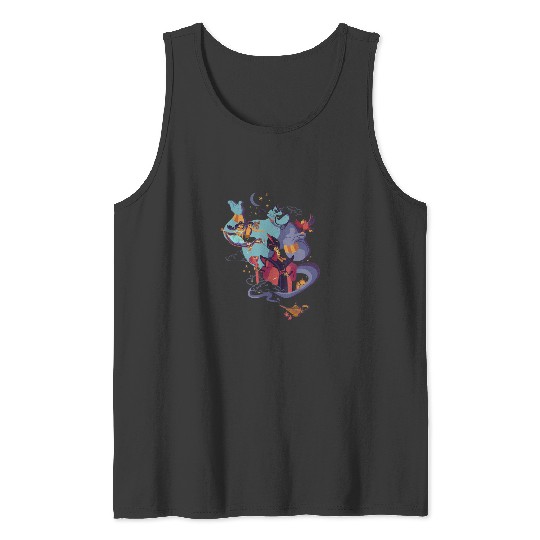 Vintage Group Shot Night Portrait   SALE!! : Disney Villains Maleficent , Maleficent Gift S-5XL Tank Tops