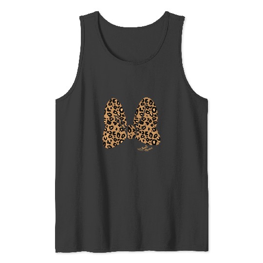 Discover Disney Minnie Mouse Classic Leopard Print Bow Tank Tops