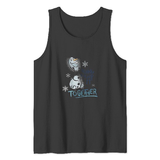 Discover Disneyss Frozen Olaf Smiling Trying To Keep It Together Poster Tank Tops