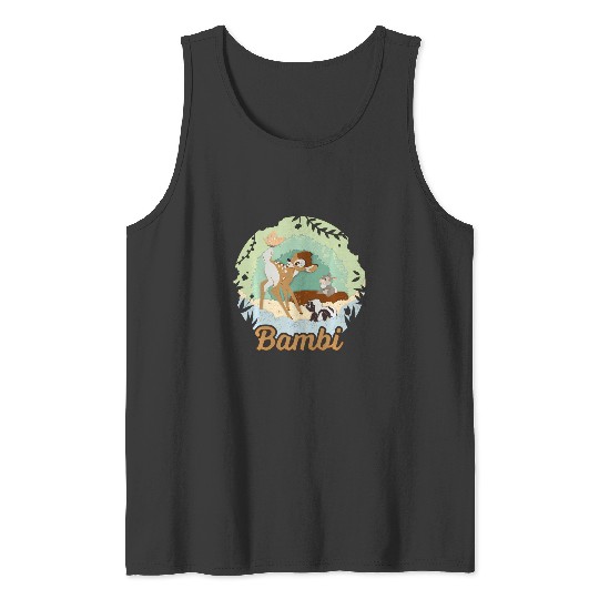 Discover Disney Bambi Thumper And Flower Paper Cut Portrait Tank Tops