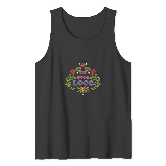 Discover disney Pixars coco un poco loco embroidery Tank Tops