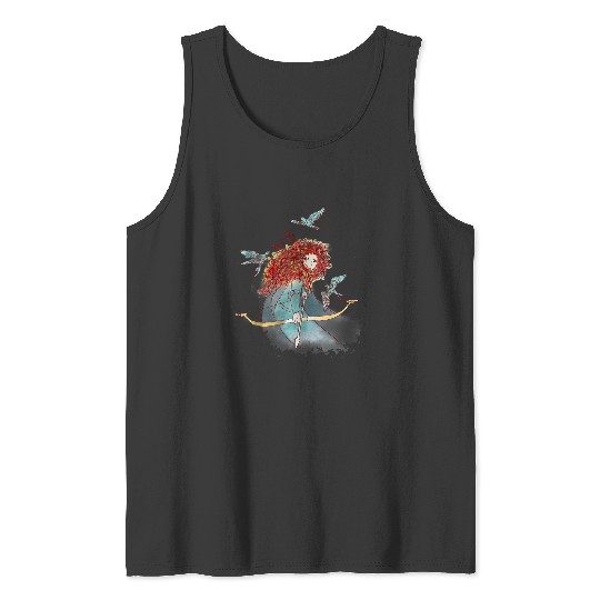 Discover disney Bravess merida portrait sketch Tank Tops