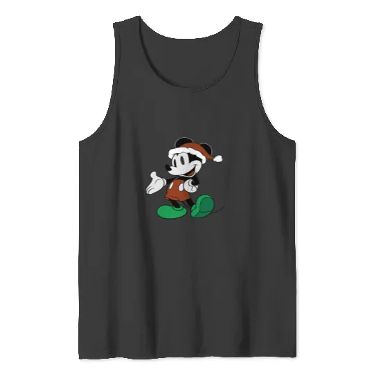 Discover Disney Christmas Mickey Mouse Long Sleeve T-shirt Long Sleeve T-Shirt Tank Tops