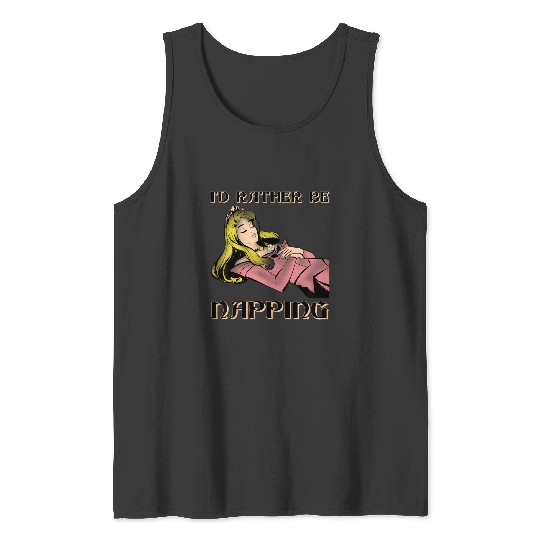 Discover Disney Sleeping Beauty Aurora I'D Rather Be Napping Tank Tops