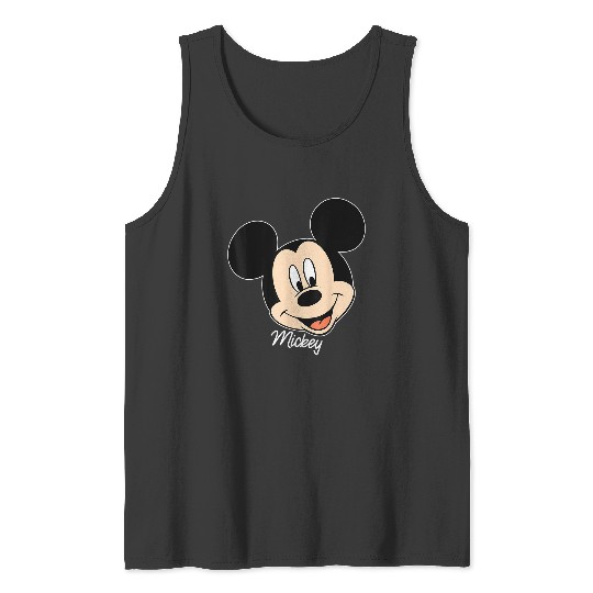 Discover Disney Mickey And Friends Mickey Mouse Big Face Tank Tops