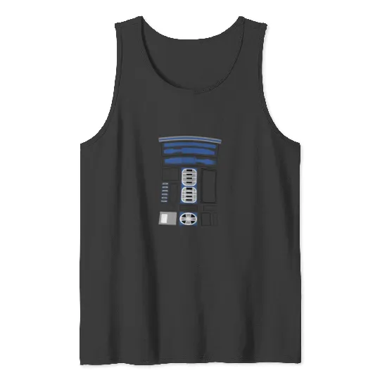 Star Wars Halloween R2D2 Costume Disney Tank Tops