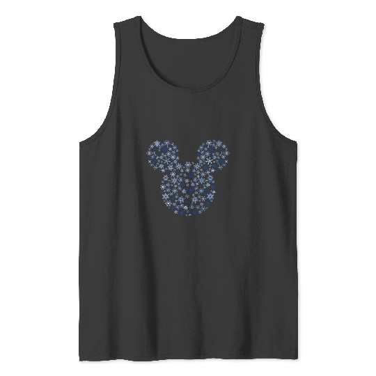 Discover Disney Mickey Mouse Snowflake Fill Tank Tops