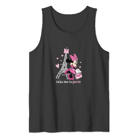 Discover Disney - Minnie Take Me To Paris Tank Tops