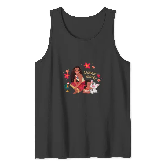 Disney Moana 2 Moana Simea Pua Heihei Shared Hearts Tank Tops
