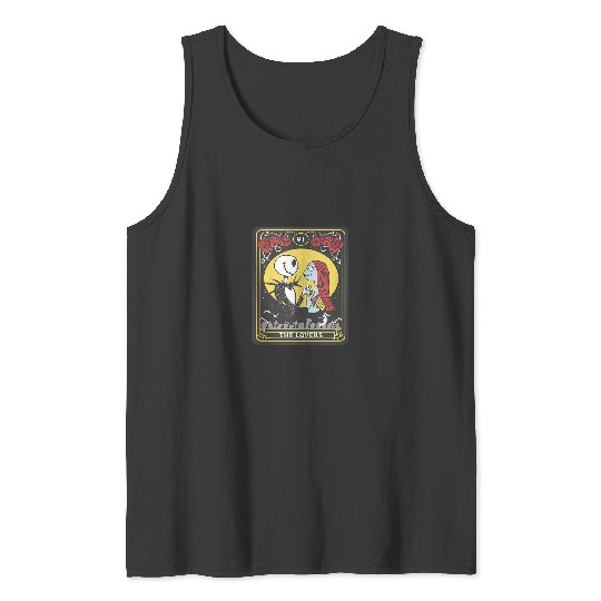 Disney The Nightmare Before Christmas Jack & Sally Lovers Tank Top Tank Tops