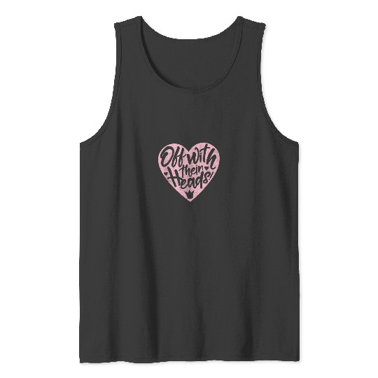 Discover Disney Villains Valentine's Day Off With Their Heads Vintage Tank Top Tank Tops