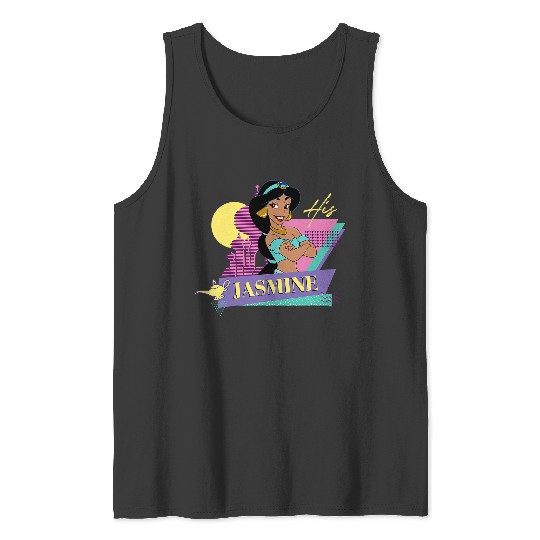 Disney Aladdin Retro ’90s Couples Matching His Jasmine Tank Tops