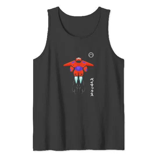 Discover Disney Big Hero 6 Baymax Epic Hero Blast Off Kanji Shot Epic Tank Tops