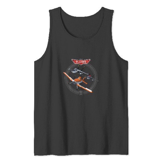 Discover Disney Planes Dusty Crophopper With Bravo And Echo Tank Tops