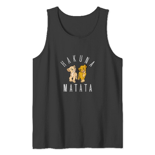 Discover Disney Lion King Simba Nala Hakuna Matata Graphic Hoodie Tank Tops
