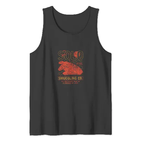 Discover Star Wars  Han Solo Smuggling Co Poster Disney Tank Tops