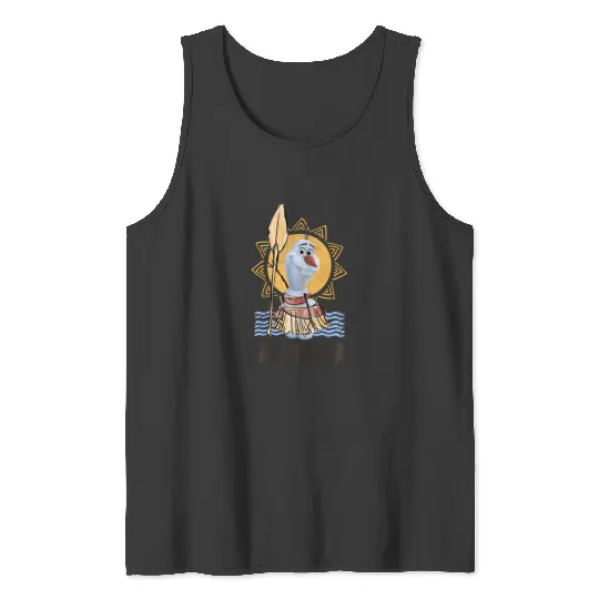 Discover Disney Olaf Presents Moana Costume Sketch Tank Tops