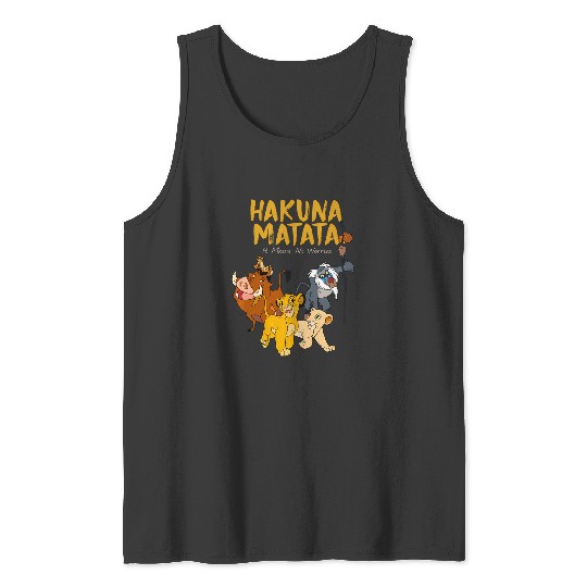 Discover Disney Lion King Classic It Means No Worries Tank Tops