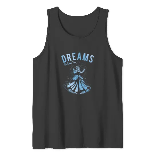 Discover Disney Cinde Dreams Do Come True Portrait Tank Tops