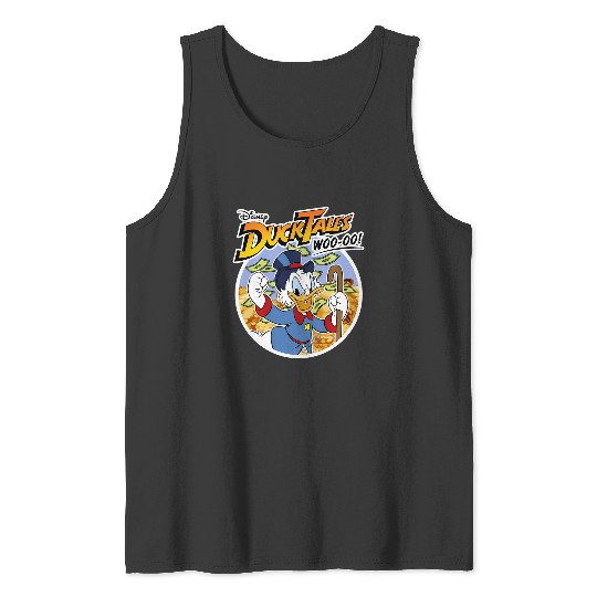 Disney Ducktales Classic Uncle Scrooge Woo-Oo Tank Tops