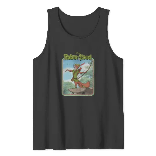 Disney Robin Hood Retro Long Sleeve Tank Tops