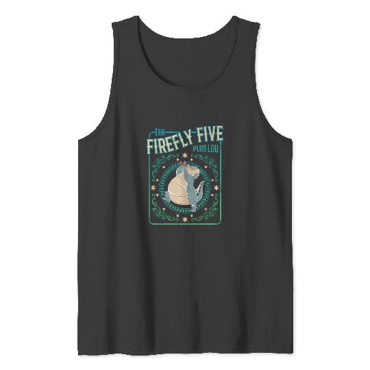 Disney The Princess And The Frog The Firefly Five Plus Lou Tank Tops