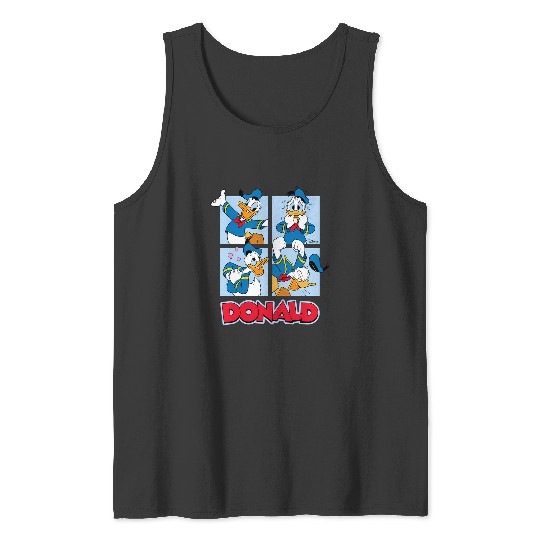 Discover Disney - Donald Duck Grid Tank Tops