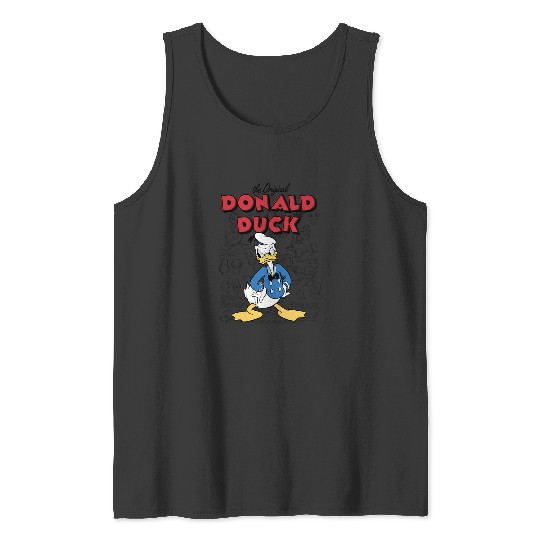 Discover Disney Mickey And Friends Donald Duck Sketches Tank Tops