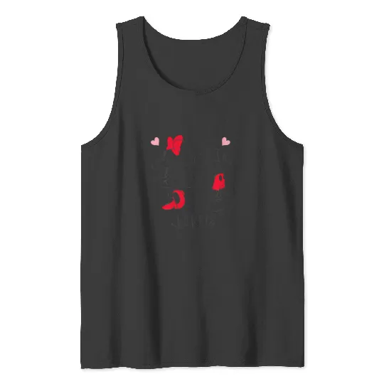 Discover Disney Mickey And Minnie Love Hearts Tank Tops