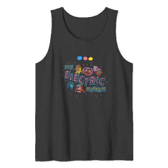 Disney The Muppets The Electric Mayhem Color Retro Pop Icons Tank Tops