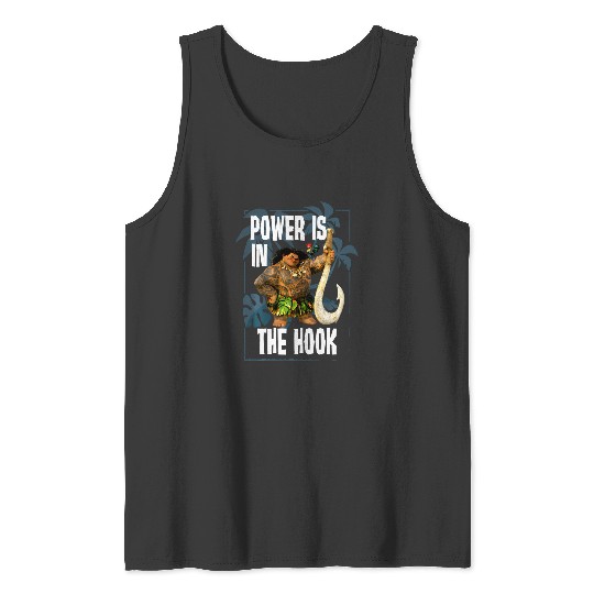 Discover Disney Moana Maui Power Is In The Hook Portrait Tank Tops