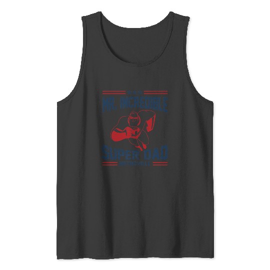 Discover Disney Pixar The Incredibles Father's Day Super Dad Retro Tank Tops
