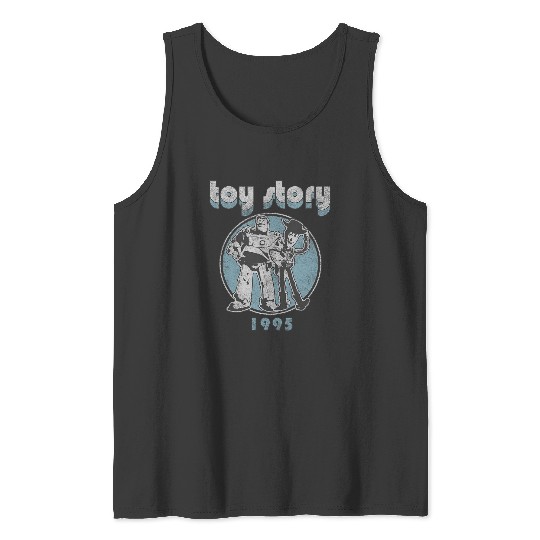 Discover Disney Pixar Toy Story Buzz & Woody Retro Tank Tops