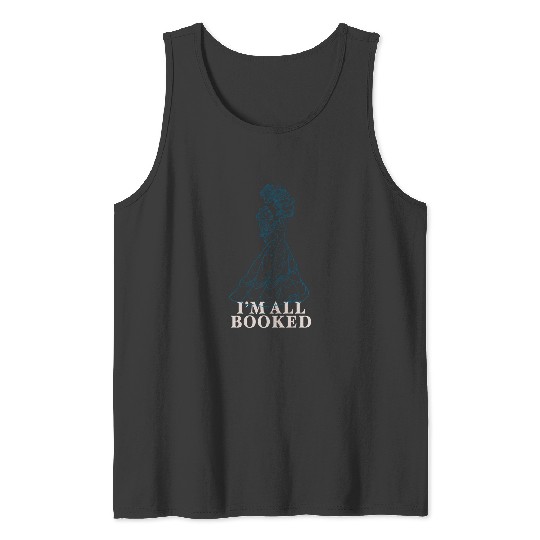 Disney Princess Belle I'M All Booked Tank Tops