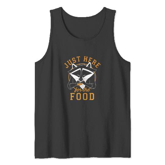 Disney Pocahontas Meeko Just Here For The Food Portrait Tank Tops