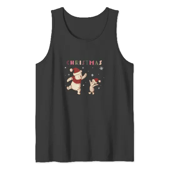 Disney Winnie the Pooh & Piglet Kinda Feels Like Christmas Tank Tops