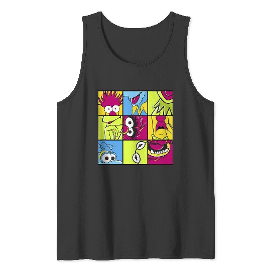 Discover Disney The Muppets Retro Color Pop Character Portrait Box Up Tank Tops