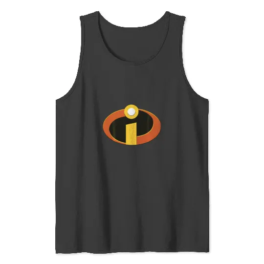 Disney Pixar Incredibles Movie Logo Tank Tops