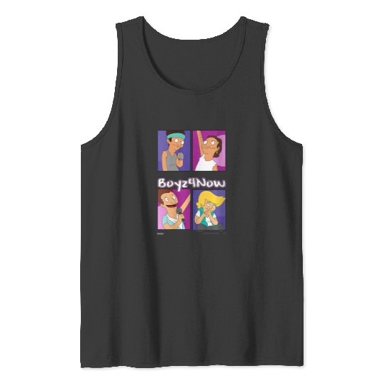 womens bobs burgers boyz 4 now vneck Tank Tops