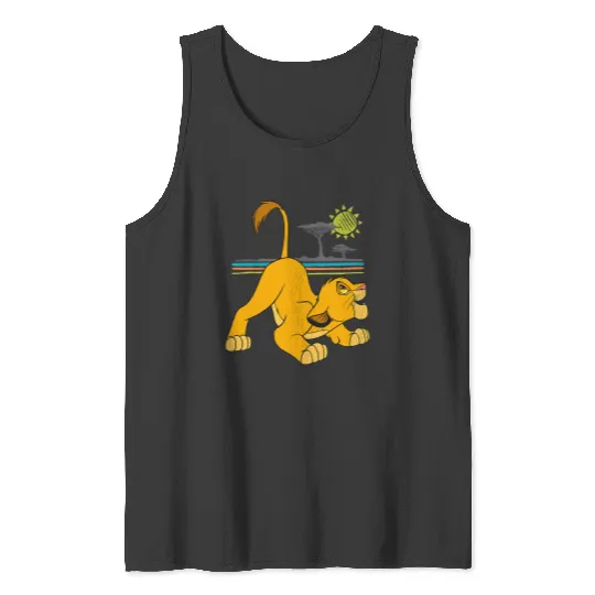 Discover Disney The Lion King Young Simba Crouching Tank Tops