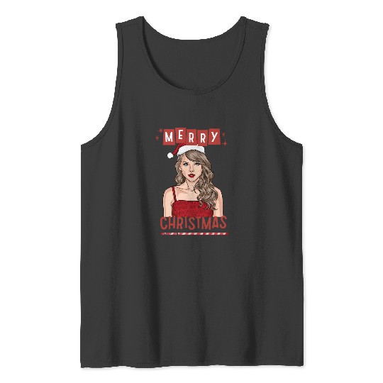 Discover Merry Swiftmas funny holidays gift idea for swifty men women girl  christmas tree farm v7  :  Taylor Music ,Taylor Vintage,Taylor Tour ,Taylor Christmas GIFT S-5XL Tank Tops