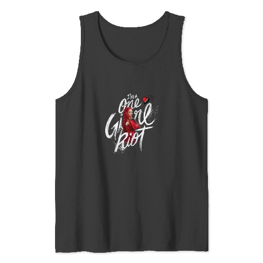Disney Descendants The Rise Of Red I'm A One Girl Riot Red Tank Tops